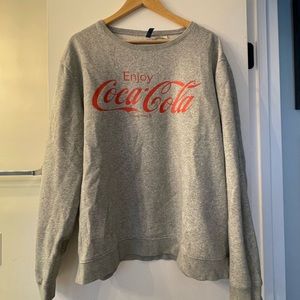 Cute big sized Coca-Cola crew neck